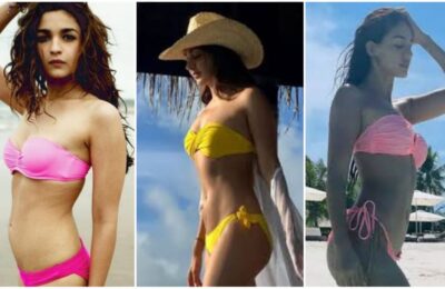 Alia Bhatt, Kiara Advani y Disha Patani lo mantienen elegante y con clase en vestidos de playa con hombros descubiertos, las fotos se vuelven virales