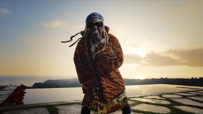 El video 'Cameras' de Lil Wayne con Allan Cubas es una vista exuberante